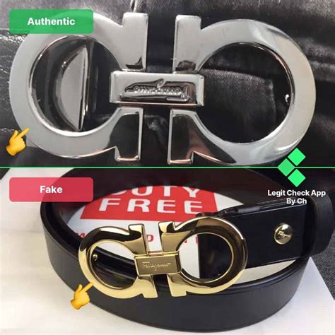 how to spot a fake salvatore ferragamo belt|real ferragamo belt.